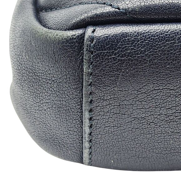 Saint Laurent College Medium Chain Bag - Leather - Blue *preloved - Picture 5 of 14